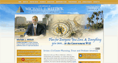 Desktop Screenshot of irvinetrustestateprobate.com